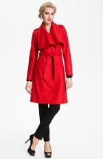 Rachel's red coat by Ted Baker at Nordstrom