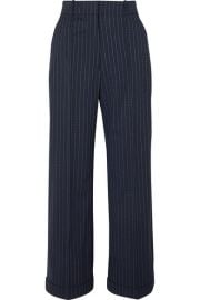 Racil - Charlie pinstriped stretch-wool wide-leg pants at Net A Porter