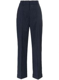 Racil Charlie Pinstripe Wool Trousers - Farfetch at Farfetch