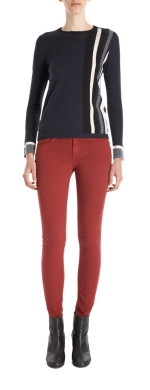 Racing stripe sweater by Rag and Bone at Barneys