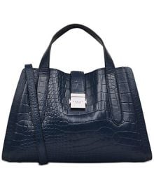 Radley London Sloane Street Croc Embossed Leather Medium Ziptop Grab Bag - Macys at Macys