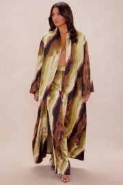 Rae Satin Kimono Set - Greencombo Fashion Nova at Fashion Nova