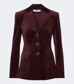 Raelynn cotton-blend velvet blazer at Mytheresa