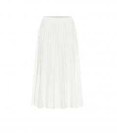 Raelynn pleated knit midi skirt at Mytheresa