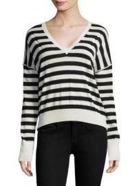 Rag   Bone - Bevan Striped Merino Wool Sweater at Saks Off 5th