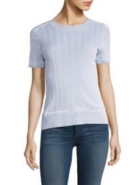 Rag   Bone - Kaitlin Rib-Knit Tee at Saks Fifth Avenue