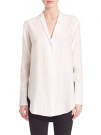 Rag   Bone - Leighton Silk Two-Tone Blouse at Saks Fifth Avenue