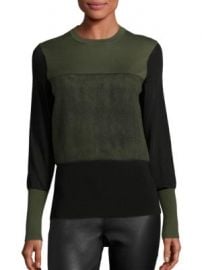 Rag   Bone - Marissa Merino Wool-Blend Sweatshirt at Saks Off 5th