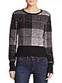 Rag   Bone - Tegan Plaid Merino Wool Sweater at Saks Off 5th