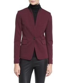 Rag   Bone Archer Two-Tone Stretch Blazer  Port at Neiman Marcus