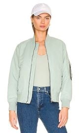 Rag  Bone Archetype Recycled Manston Bomber in Sage at Revolve