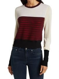 Rag  Bone Marissa Contrast Stripe Sweater  SaksFifthAvenue at Saks Fifth Avenue