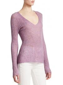 Rag  amp  Bone - Donna Wool-Blend V-Neck at Saks Off 5th