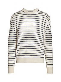 Rag  amp  Bone - Harlow Striped Crewneck Sweater at Saks Fifth Avenue