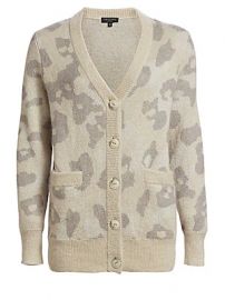 Rag  amp  Bone - Leopard Print Oversize Cardigan at Saks Fifth Avenue