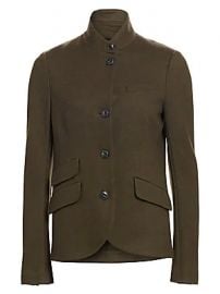 Rag  amp  Bone - Slade Wool Blazer at Saks Fifth Avenue