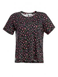 Rag  amp  Bone - Vintage Floral Cotton Tee at Saks Fifth Avenue
