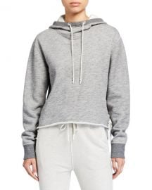 Rag  amp  Bone Amelia Lace-Up Hoodie at Neiman Marcus