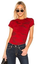 Rag  amp  Bone Camo Tee in Red from Revolve com at Revolve