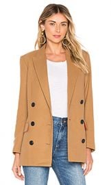 Rag  amp  Bone Ellie Blazer in Dark Camel from Revolve com at Revolve