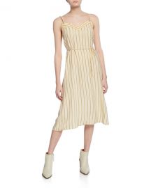 Rag  amp  Bone Ilona Striped Midi Dress at Neiman Marcus