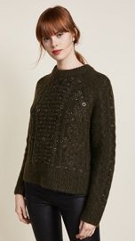 Rag  amp  Bone Jemima Crew Neck Embroidered Sweater at Shopbop