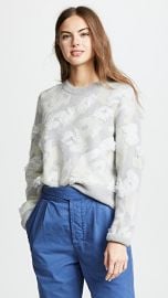 Rag  amp  Bone Leopard Embroidered Crew at Shopbop