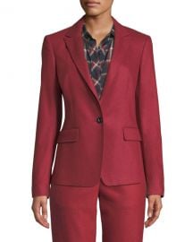 Rag  amp  Bone Lexington Single-Button Wool Blazer at Neiman Marcus