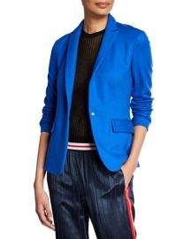 Rag  amp  Bone Lexington Snap-Front Wool Blazer at Neiman Marcus