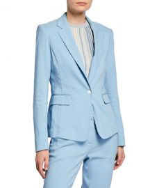 Rag  amp  Bone Lucy One-Button Blazer at Neiman Marcus