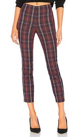 Rag  amp  Bone Simone Pant in Burgundy Plaid from Revolve com at Revolve