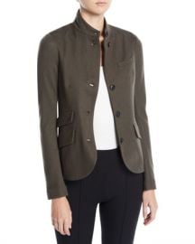 Rag  amp  Bone Slade Three-Button Wool Blazer at Neiman Marcus