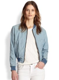 Rag Bone Denim Bomber Jacket at Saks Fifth Avenue