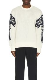 Rag Bone Eagle Crew Sweater In Ivory at Revolve