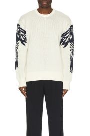 Rag Bone Eagle Crew Sweater in Ivory FWRD at FWRD