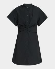 Rag Bone Gretchen Twist Front Poplin Shirtdress at Neiman Marcus