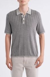 Rag Bone Harvey Garment Dye Polo in Leaf Grey at Nordstrom Rack