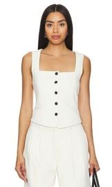 Rag Bone Mariana Vest In Ivory at Revolve