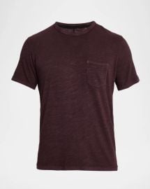 Rag Bone Mens Washed Classic Flame Pocket T Shirt at Neiman Marcus