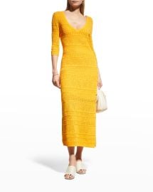 Rag Bone Renee Novelty Long Dress at Neiman Marcus