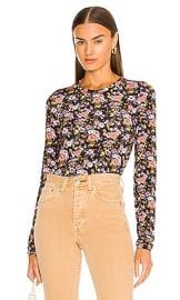 Rag Bone Sabeen Long Sleeve Top In Black Multi at Revolve
