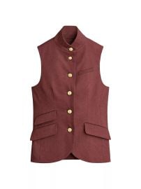 Rag Bone Slade Vest in Mahogany at Saks Fifth Avenue