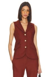 Rag Bone Slade Vest in Mahogany at Revolve