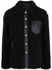 Rag amp Bone Elliot shell-trimmed Fleece Jacket - at Farfetch