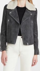 Rag amp Bone Mack Suede Jacket at Shopbop