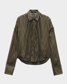 Rag amp Bone Martha Stripe Shirt at Neiman Marcus