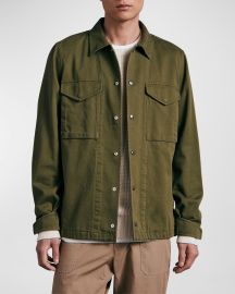 Rag amp Bone Menx27s Flight Shirt Jacket at Neiman Marcus