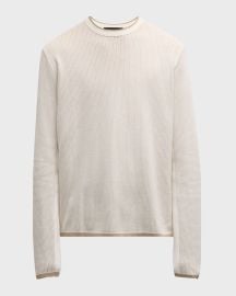 Rag amp Bone Menx27s Harvey Two-Tone Knit T-Shirt at Neiman Marcus