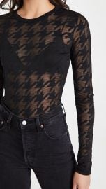 Rag amp Bone Valencia Houndstooth Long Sleeve at Shopbop