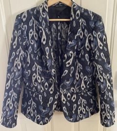 Rag amp Bone Womenaposs Midnight Ikat Blazer Jacket Slim Jacquard Tapestry size 6 C2 eBay at eBay